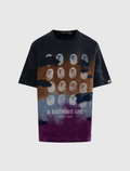COLOR CAMO TIE DYE DESTROYED MULTI LOGO RELAXED FIT TEE