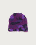 COLOR CAMO FURRY BEANIE LADIES