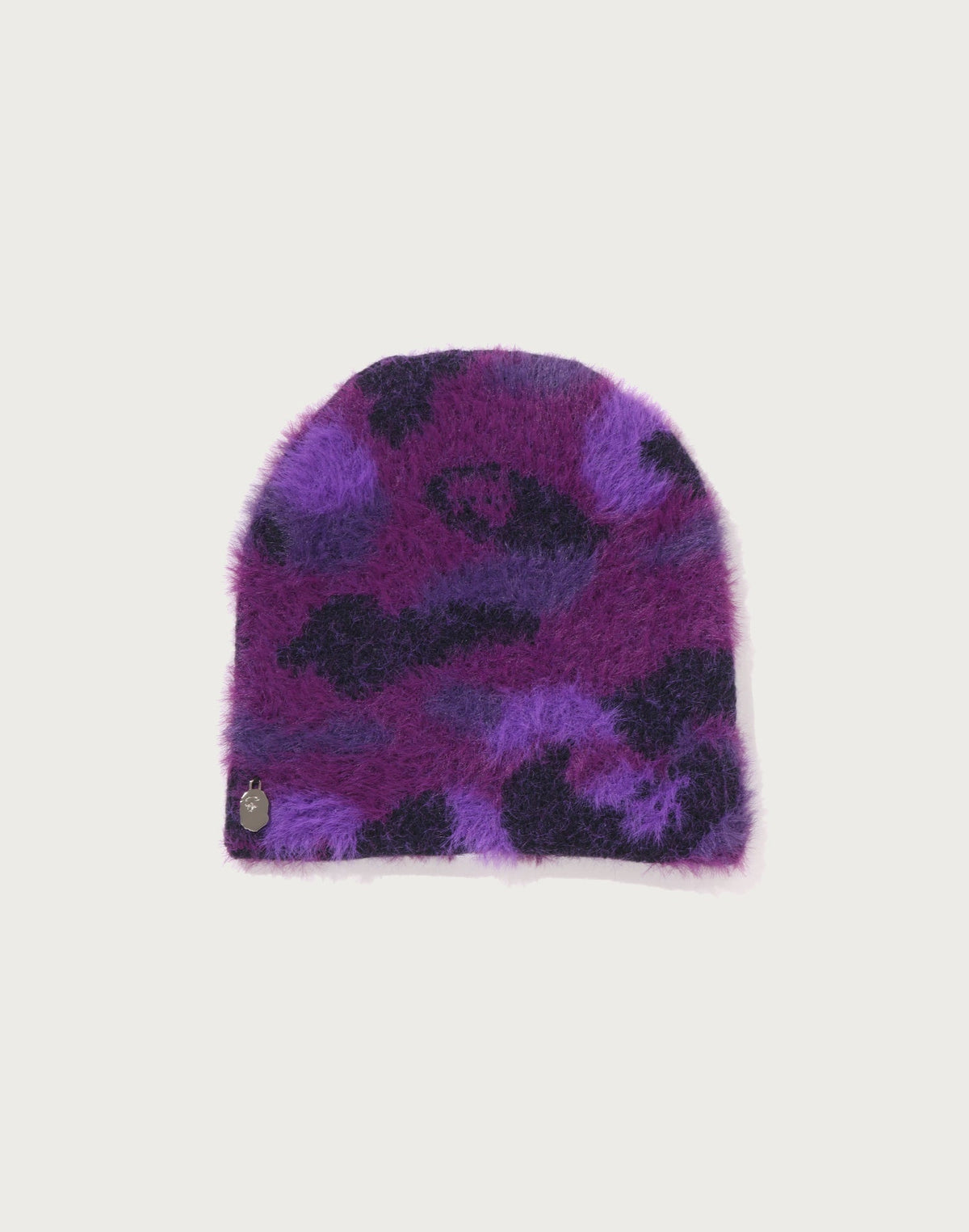 COLOR CAMO FURRY BEANIE LADIES