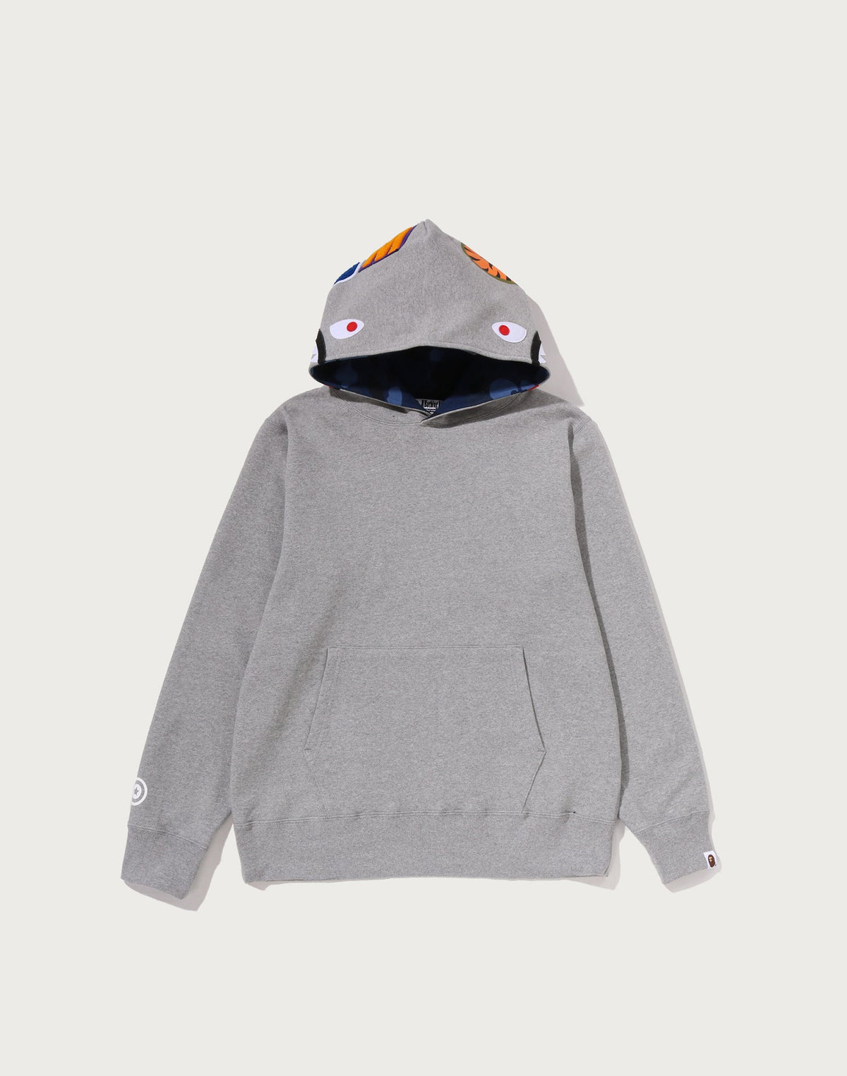 COLOR CAMO SHARK PULLOVER HOODIE MENS