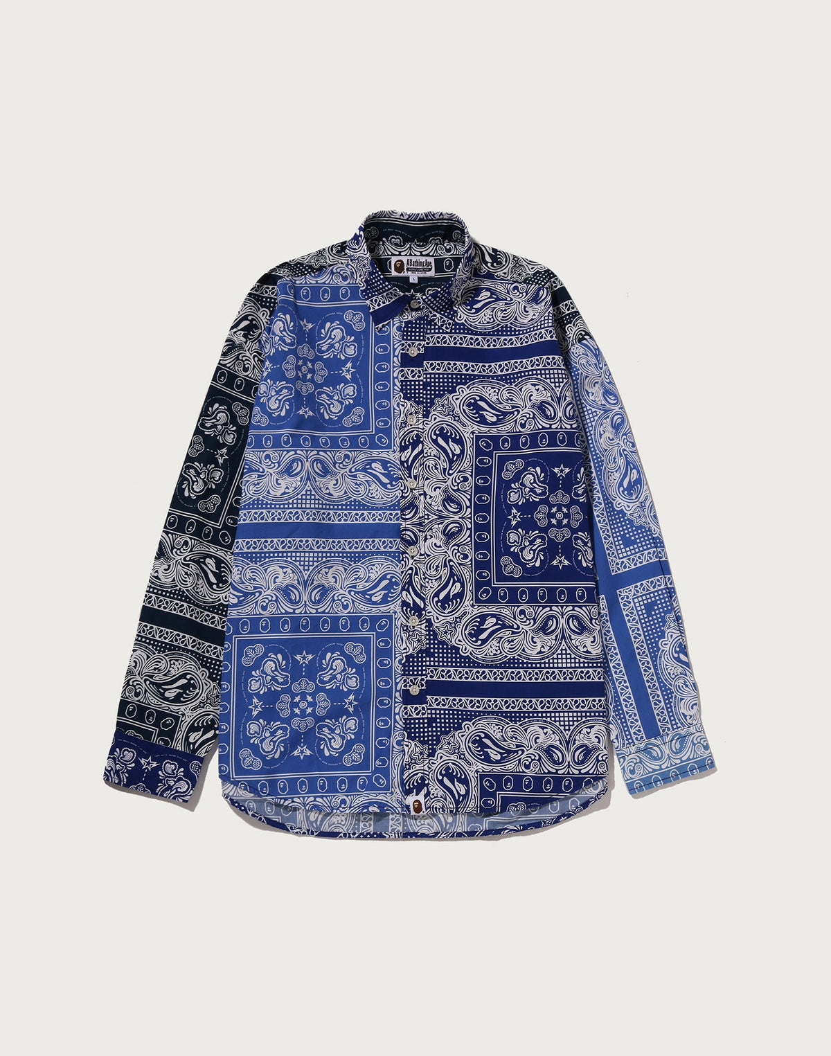 PAISLEY PATTERN LS SHIRT MENS