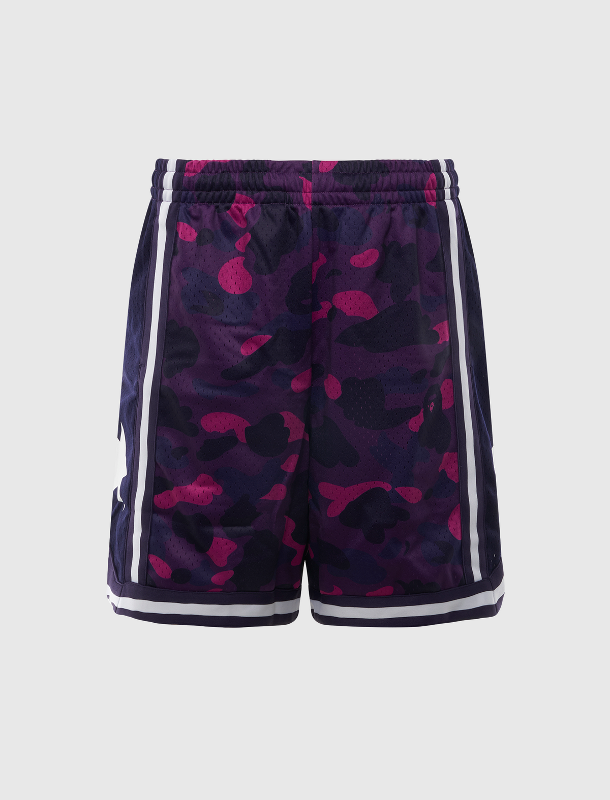 COLOR CAMO MESH RELAXED FIT SHORTS