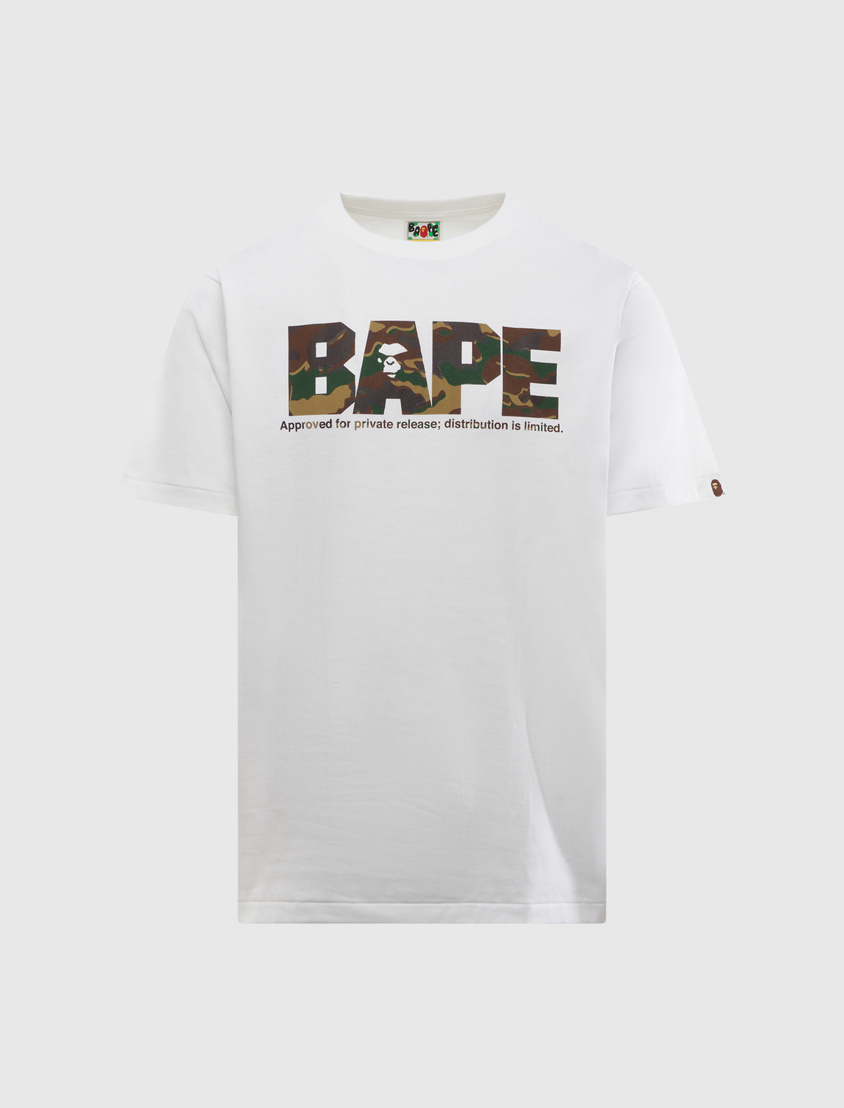 GLITCH WOODLAND CAMO ARMY BAPE TEE