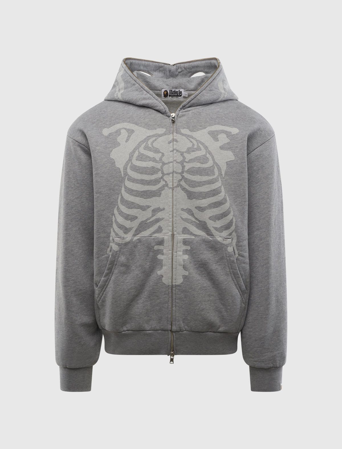 SKELETON SHARK FULL ZIP HOODIE
