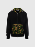 ABC CAMO DOUBLE SHARK RELAXED FIT FULL ZIP HOODIE