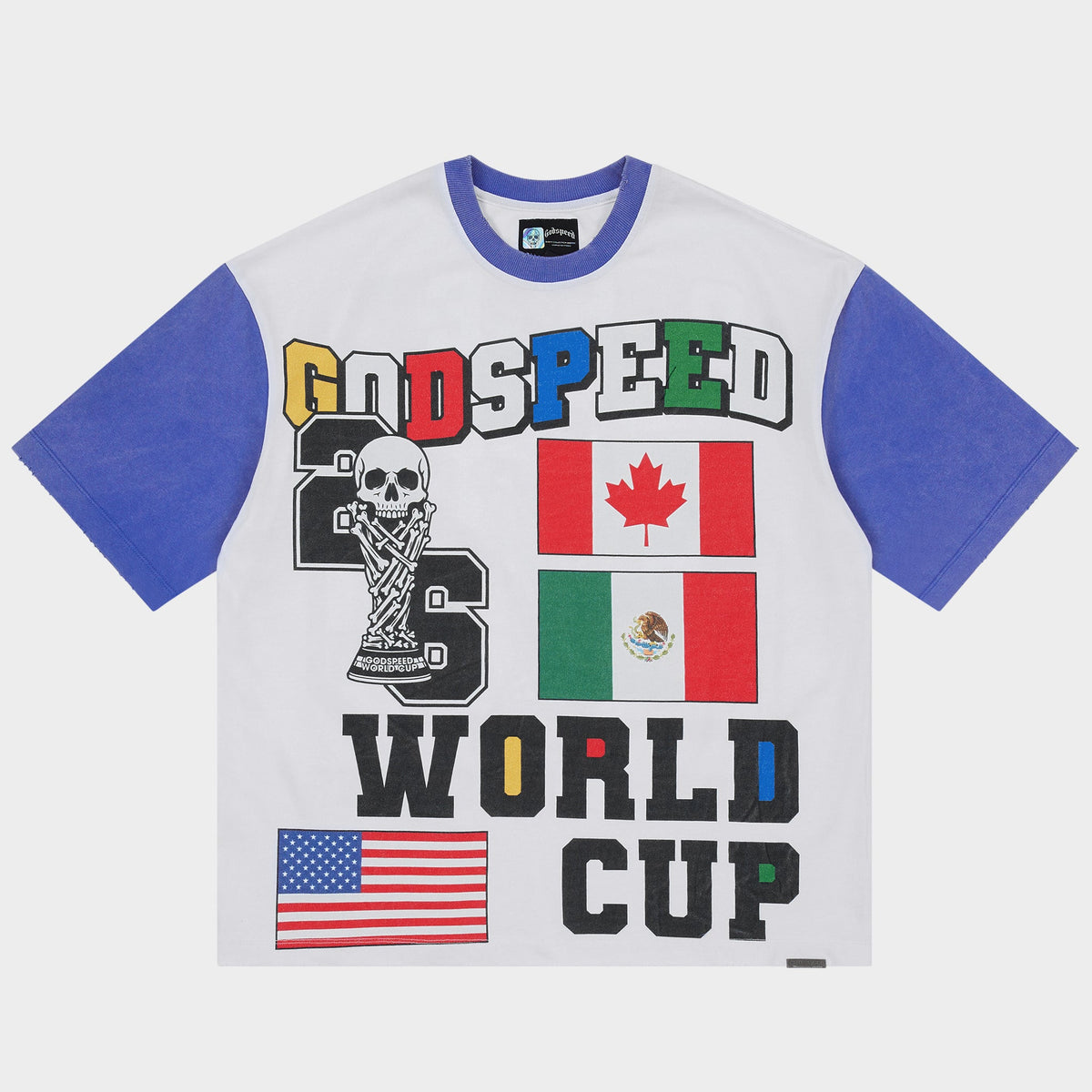 '26 GSWC Vintage T-shirt (White/Blue)