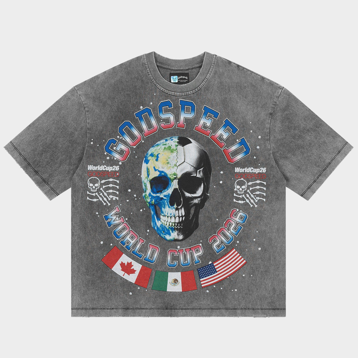 Planet Fútbol T-shirt (Grey)