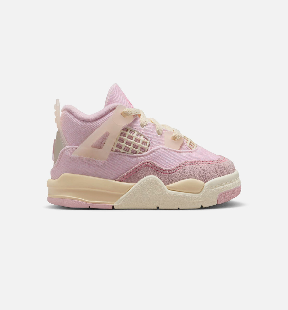 Air Jordan 4 Retro Pink Pearl And Iced Carmine Infant Toddler Lifestyle Shoe - Iced Carmine/Iced Carmine/Coconut Milk/Anthracite/Muslin/Pinksicle