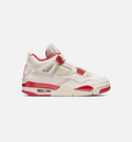 Air Jordan 4 Retro Valentines Day Womens Lifestyle Shoe - Pale Ivory/Sierra Red/Tough Red