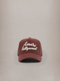 AMIRI HOLLYWOOD CANVAS HAT - Plum