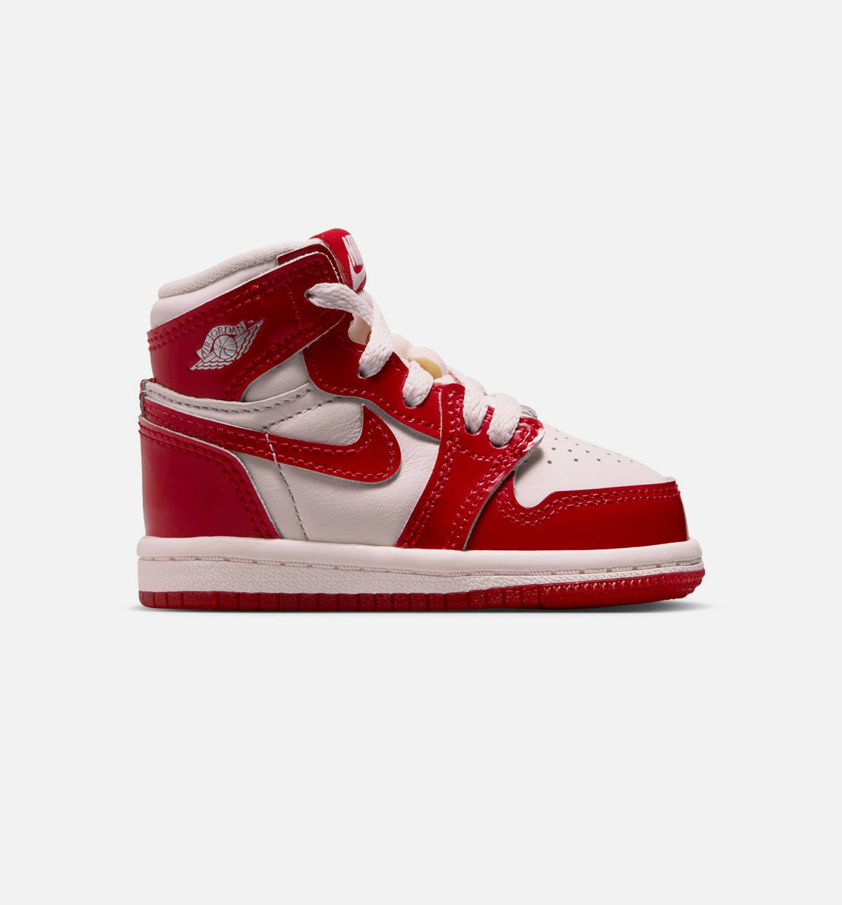Air Jordan 1 Retro High OG Nails And Grails  Infant Toddler Lifestyle Shoe - University Red/Metallic Silver Free Shipping
