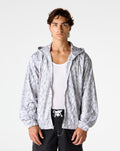 Athletic Mesh Zip Hoodie