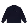 Stussy LS Classic Pique Polo (Navy)