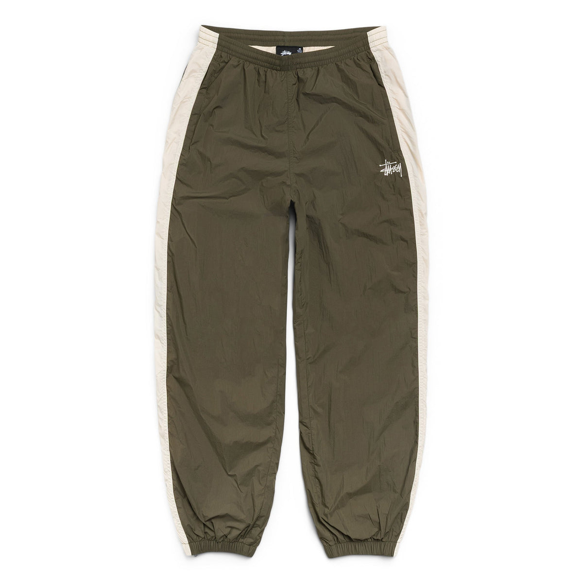 Stussy Side Stripe Track Pant (Olive)