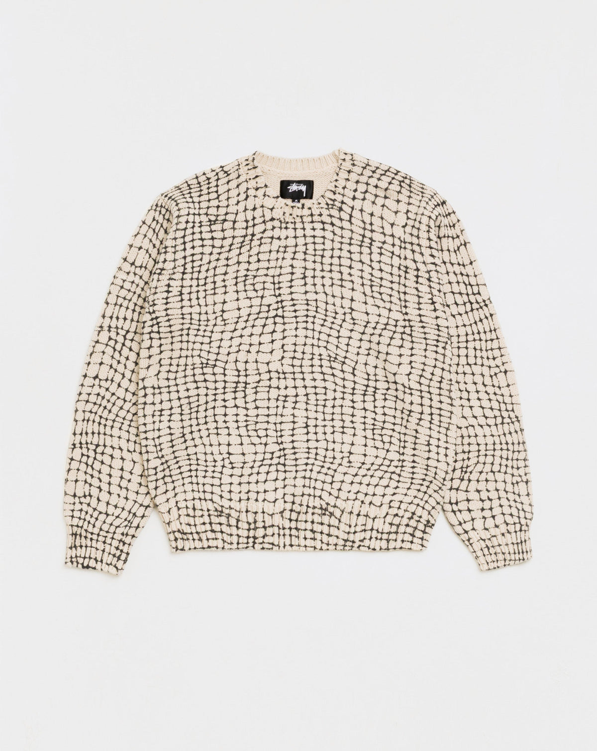Mesh Print Sweater