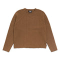 Stussy Merino Roll Neck Sweater (Brown)