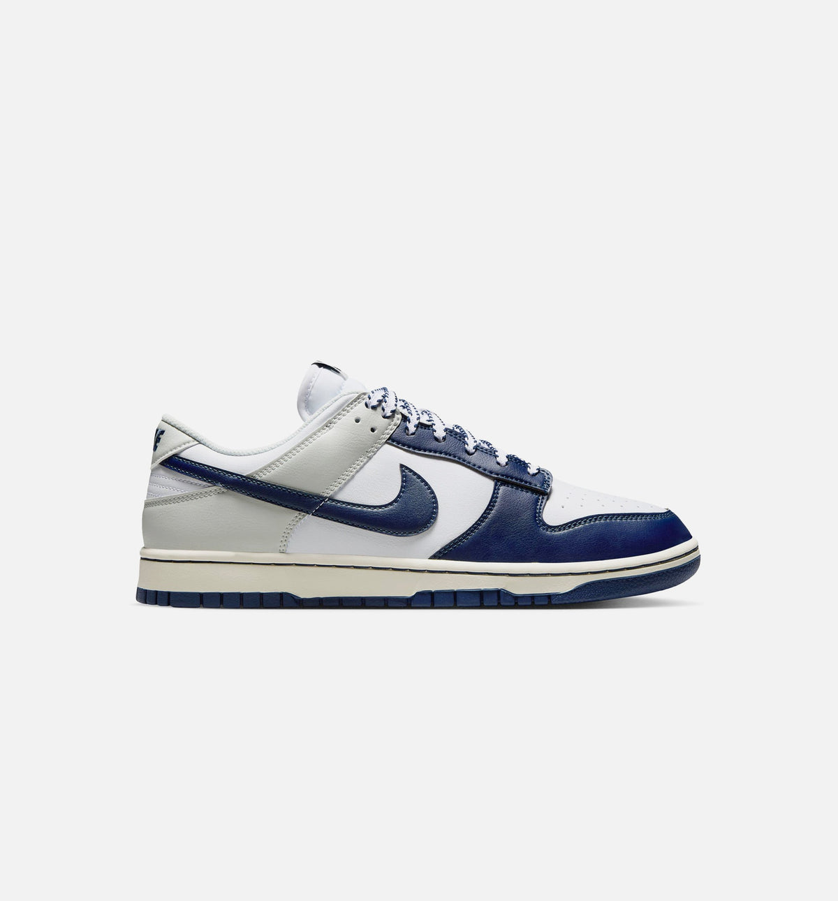 Dunk Low Mens Lifestyle Shoe - White/Midnight Navy/Photon Dust/Coconut Milk