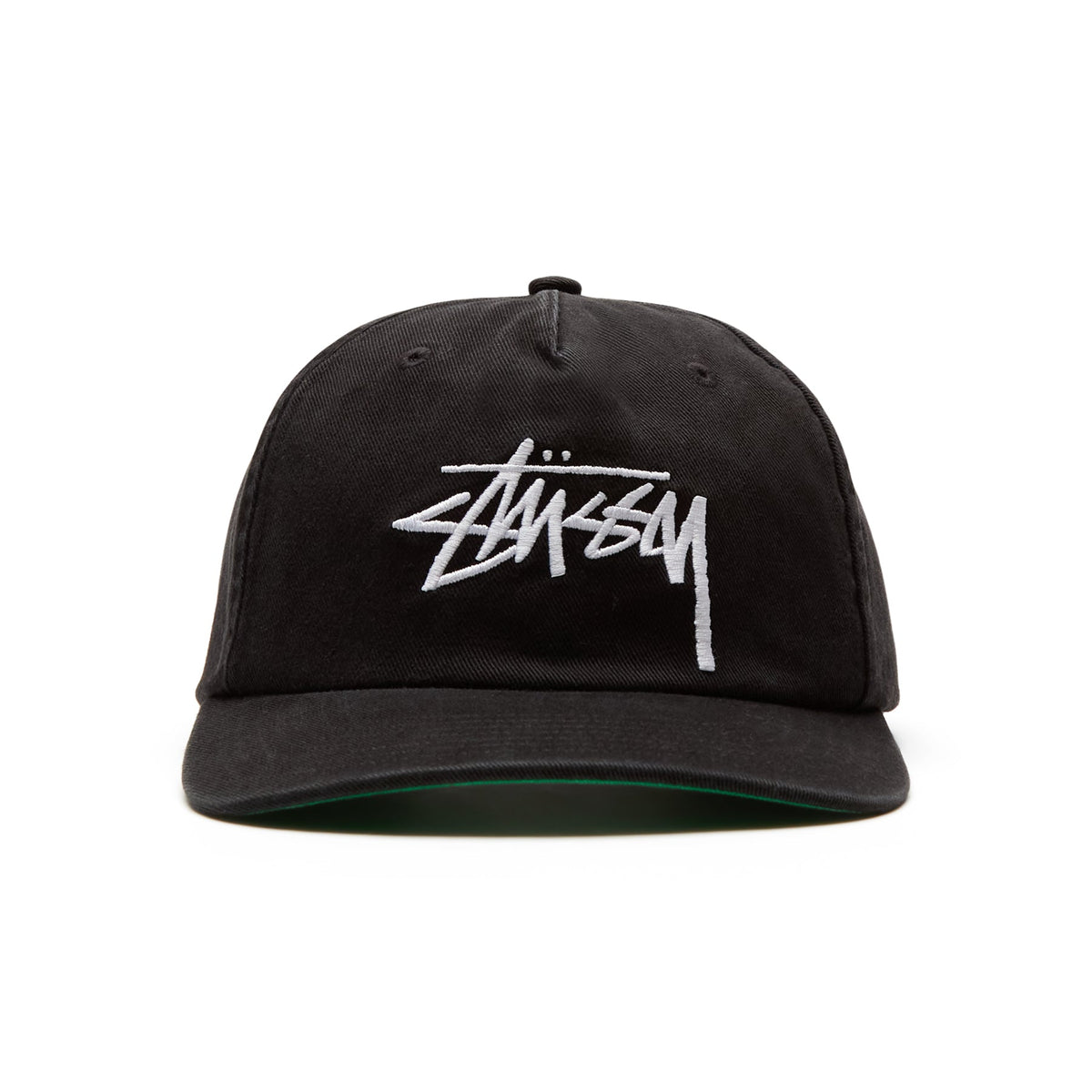 Stussy Big Stock Mid Depth Cap (Black)