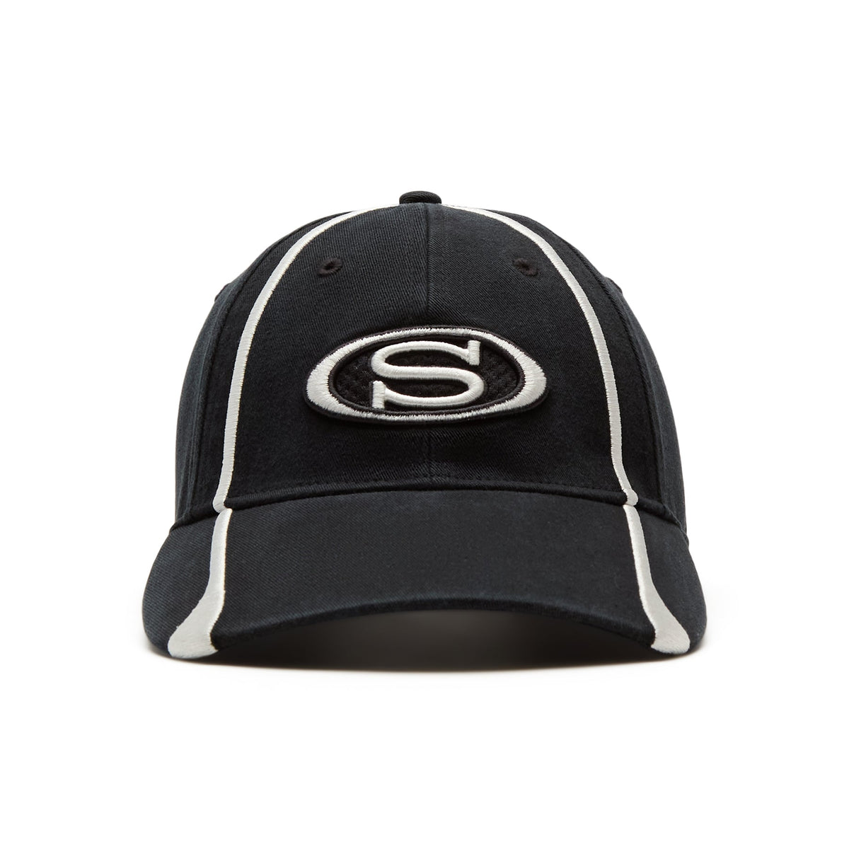Stussy Lp S Oval Strapback Cap (Black)