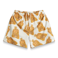 White Jesus Piece Shorts