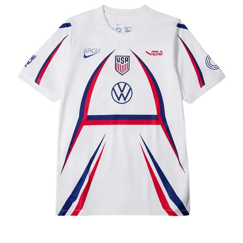 Virgil Abloh Archive x USA x Nike Academy Pro Soccer Top - White/Deep Royal Blue