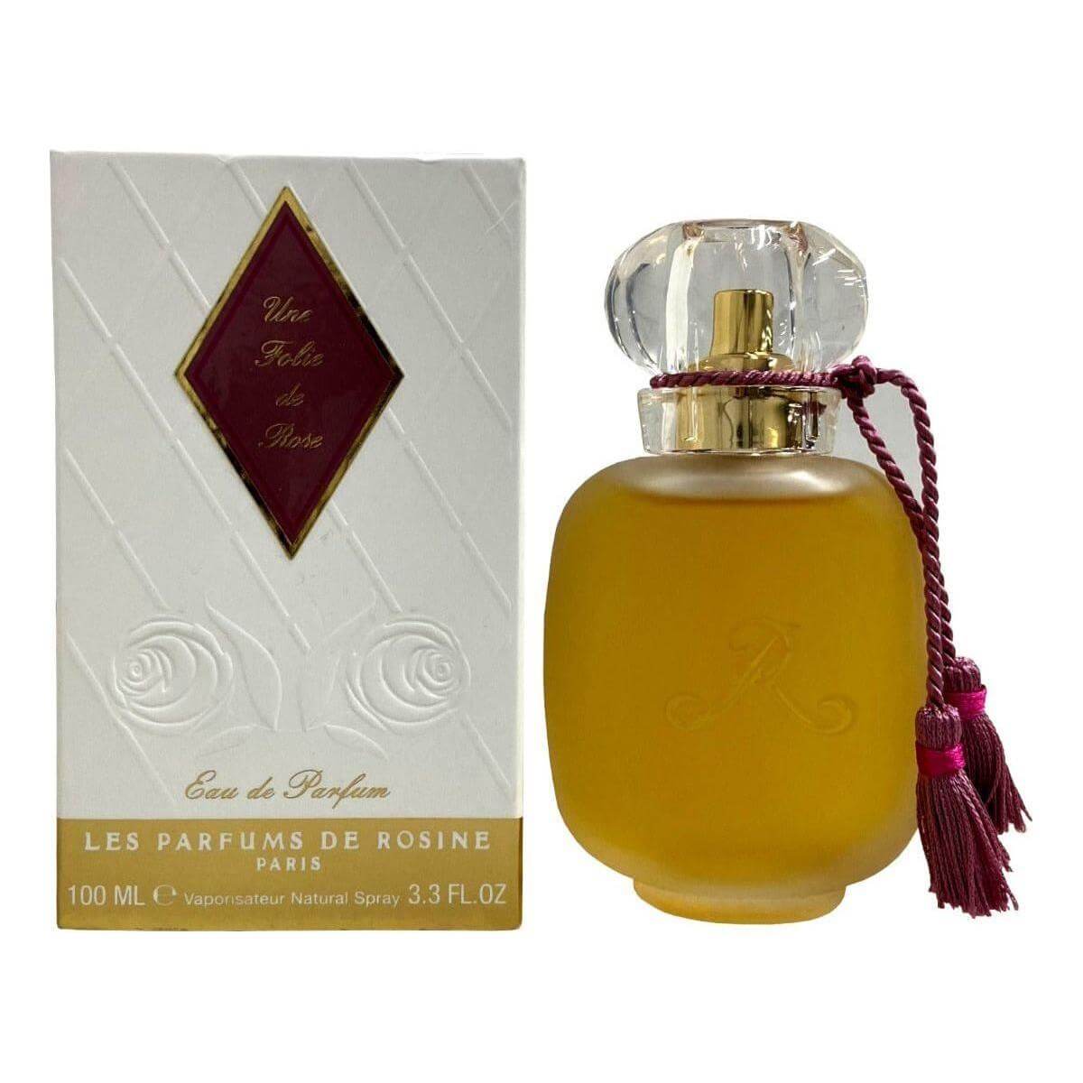Une Folie de Rose by Les Parfums de Rosine for her EDP 3.3 / 3.4 oz New in Box