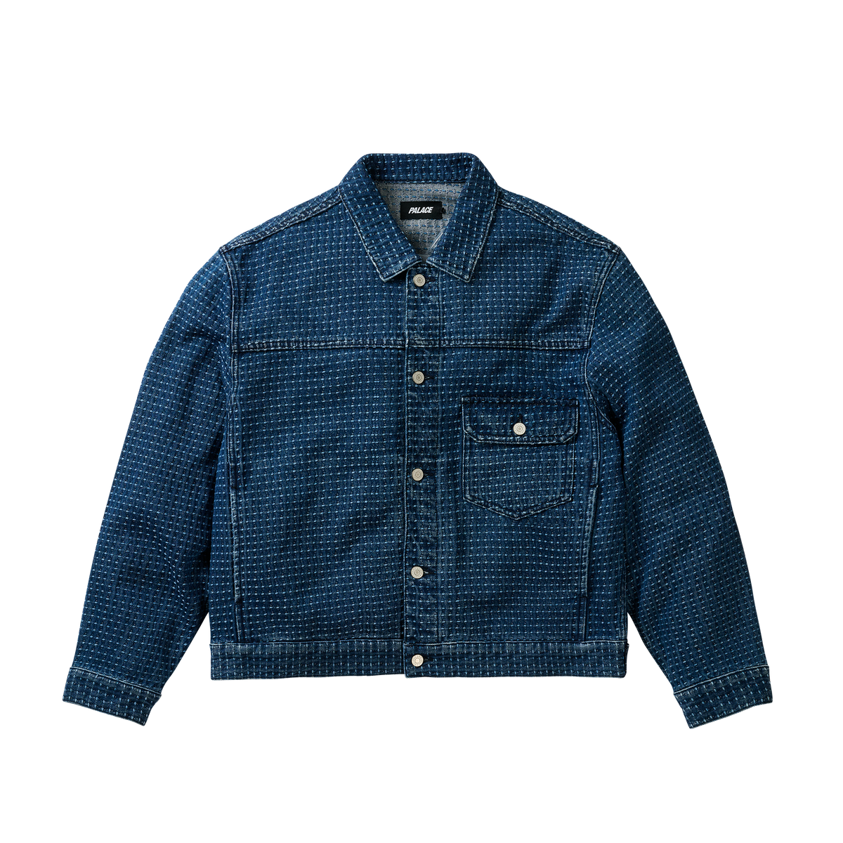 STITCH DENIM JACKET MID INDIGO