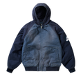 10 OZ HOODED CANVAS JACKET NAVY / BLUE