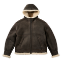 SHEEPSKIN FLYING JACKET BROWN