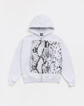 Snakeskin Zip Hoodie