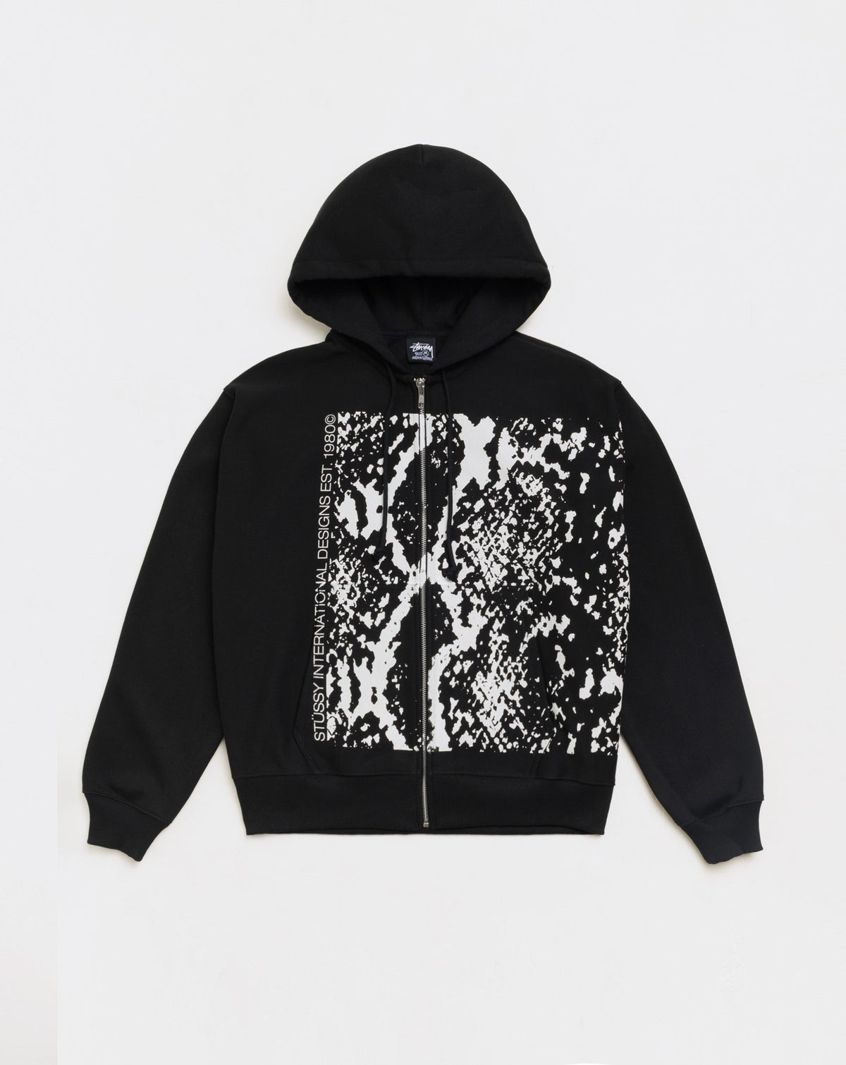 Snakeskin Zip Hoodie
