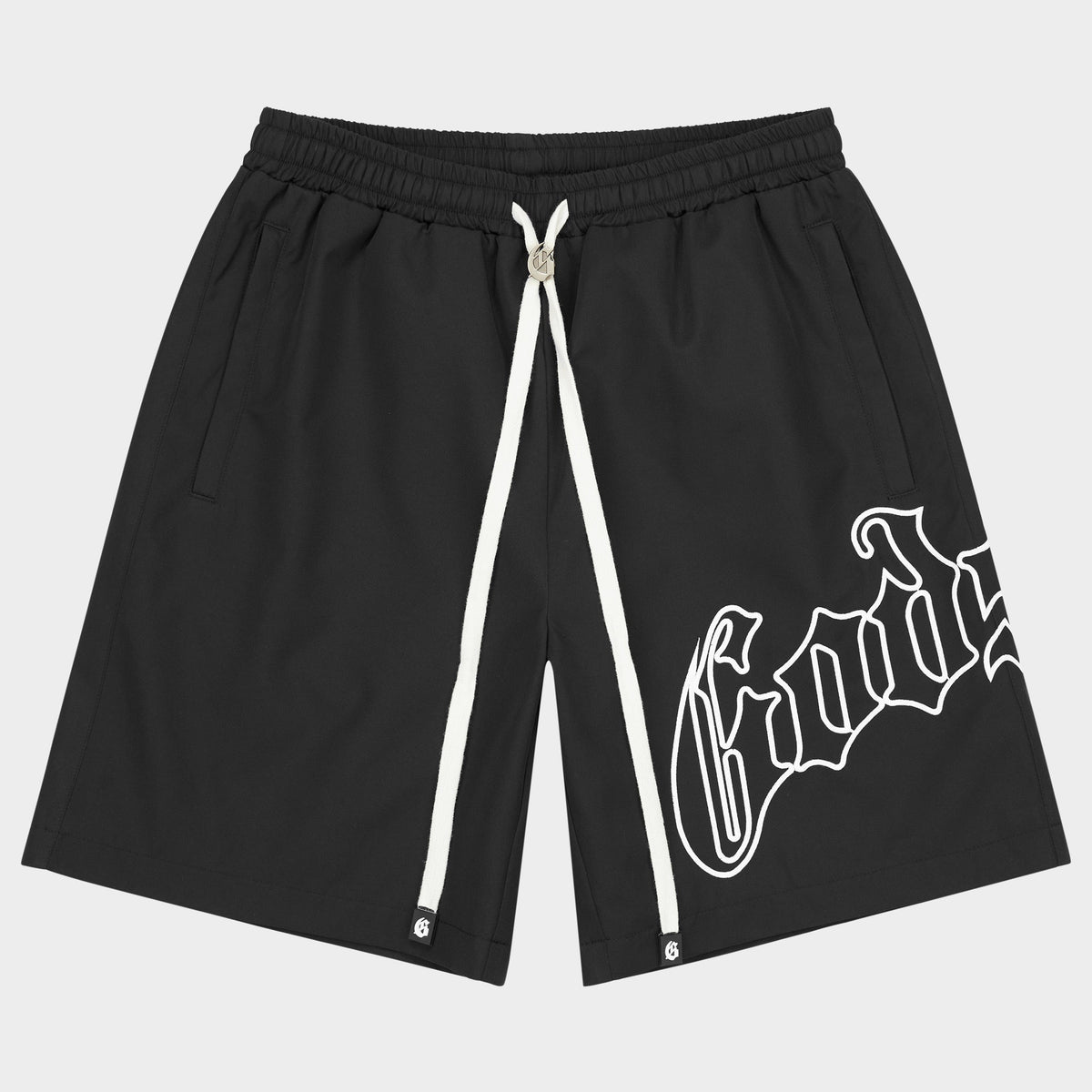 OG Logo Nylon Shorts (Black/White)