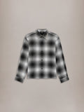 OVERSIZED FLANNEL SHIRT - Black