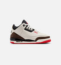 Air Jordan 3 Retro Sail and University Red Grade School Lifestyle Shoe - Sail/Black/University Red/Pale Ivory Free Shipping