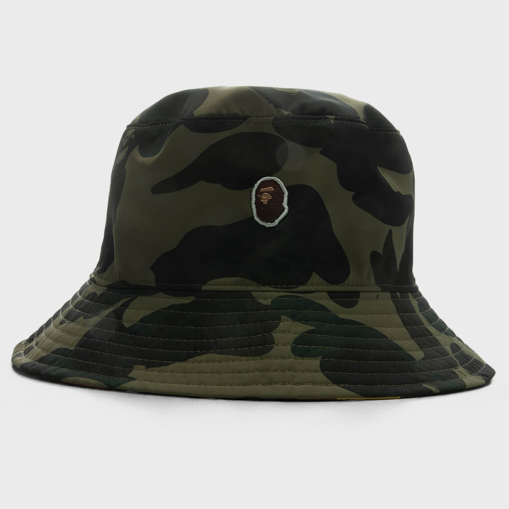 1st Camo One Point Reversible Hat - Green