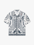 REGISTA TILE PRINT BUTTON-UP SHIRT