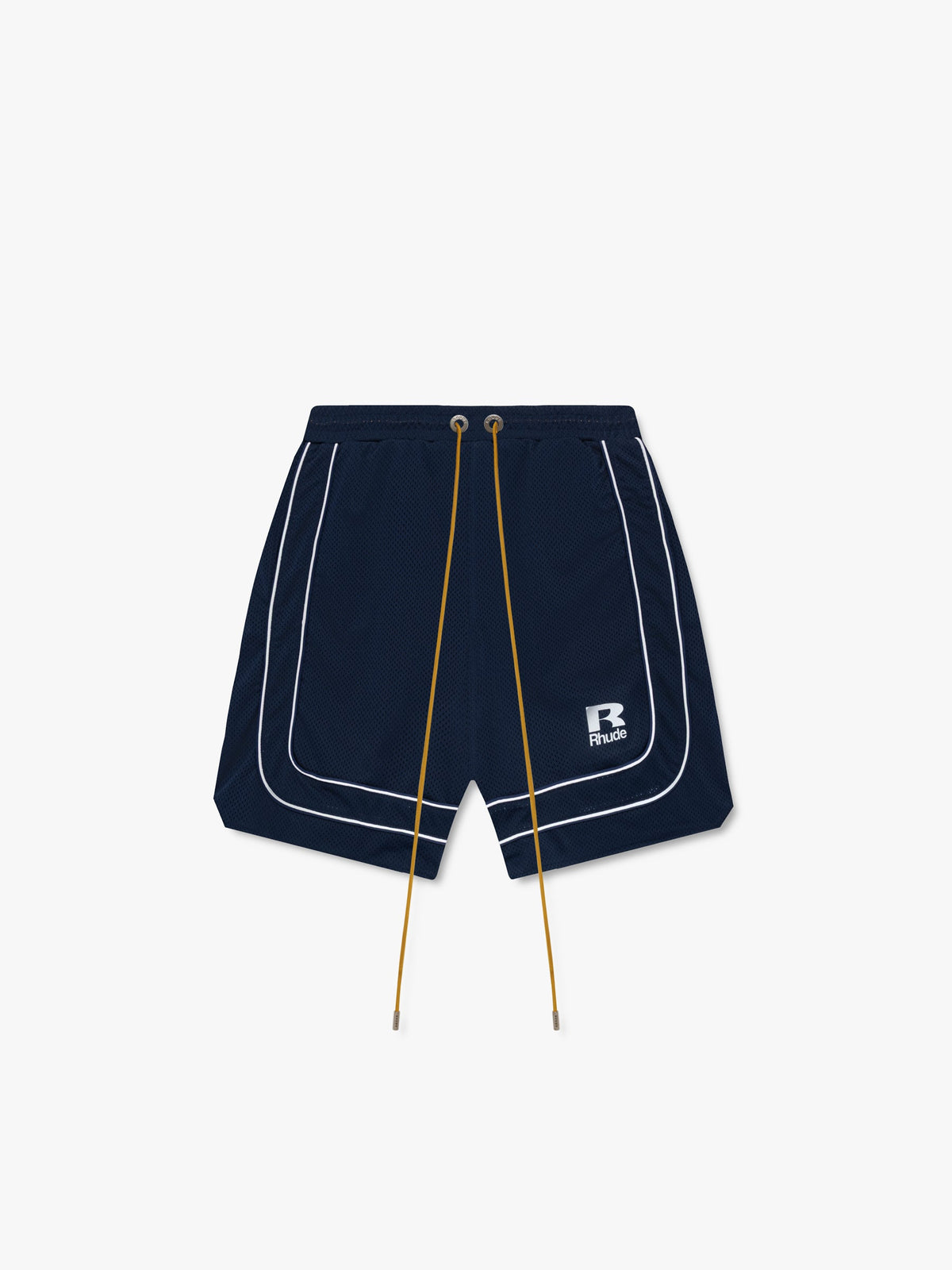 RHUDE MESH PIPING BAGGY TRACK SHORT