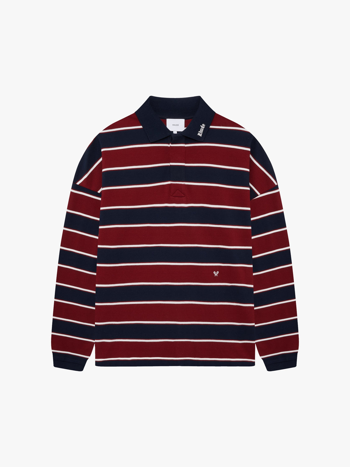 FONTAINE STRIPED LS POLO SHIRT
