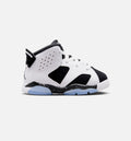 Air Jordan 6 Retro Black And White Infant Toddler Lifestyle Shoe - White/Black Free Shipping