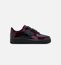Air Force 1 Low Patent Burgundy Crush Mens Lifestyle Shoe - Black Spruce/Burgundy Crush/Black