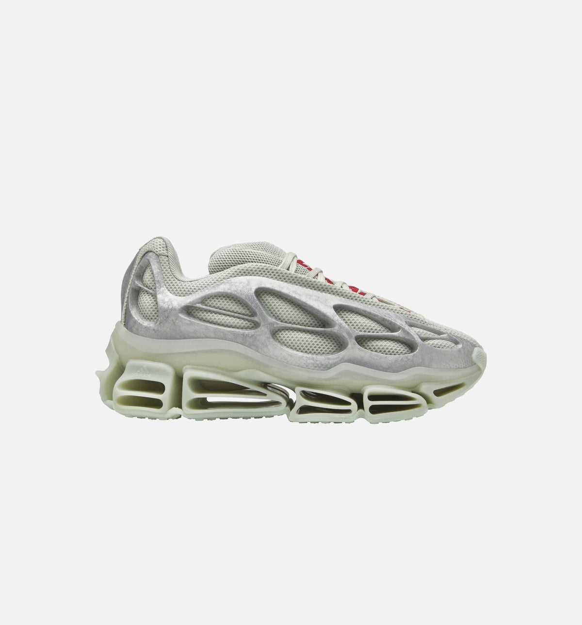 Willy Chavarria x adidas Megaride Low Bones Mens Lifestyle Shoe - Halo Green/Silver Metallic/Better Scarlet