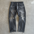 Vintage Black Thrashed Denim (UPGRADED)
