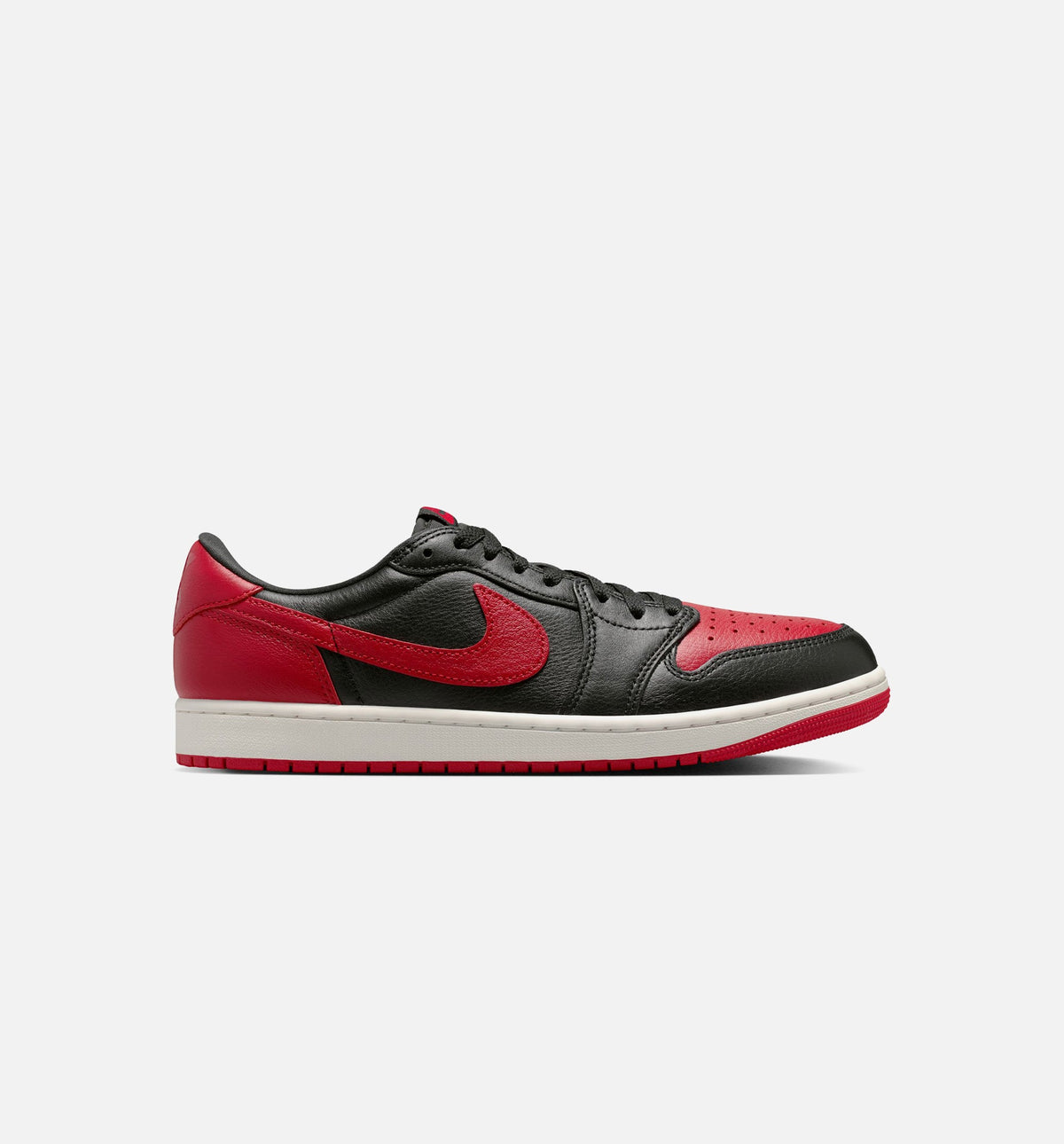 Air Jordan 1 Retro Low OG Banned Mens Lifestyle Shoe - Black/Black/Varsity Red/Summit White Free Shipping