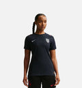 USMNT 2026/27 Match Away Aero Fit Soccer Authentic Womens Jersey -  Dark Obsidian/University Red/Pure Platinum