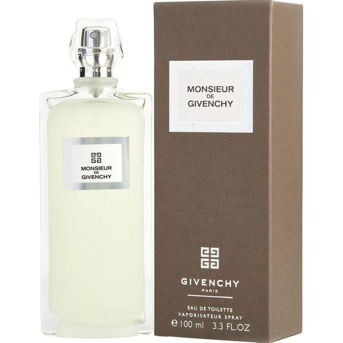 MONSIEUR DE GIVENCHY for Men 3.4 / 3.3 oz EDT Spray Cologne NEW IN BOX