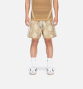 CLOT Heritage Print By Edison Chen Mens Short - Warm Sandstone