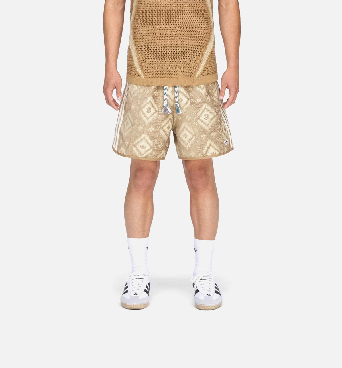 CLOT Heritage Print By Edison Chen Mens Short - Warm Sandstone