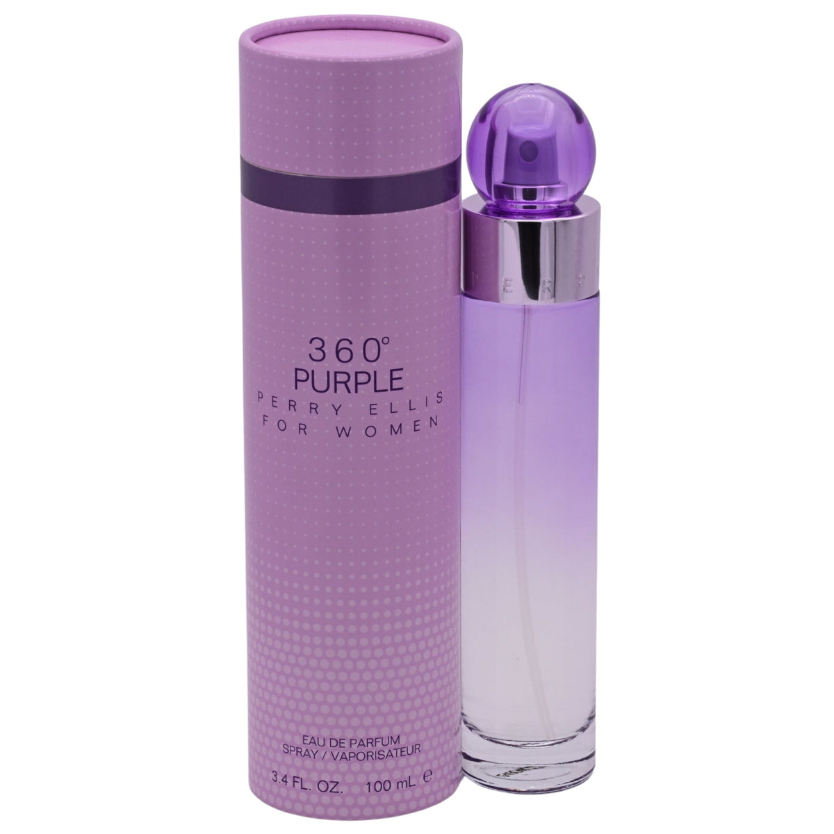 360 PURPLE Perry Ellis Women 3.4 oz 3.3 edp perfume spray NEW IN BOX