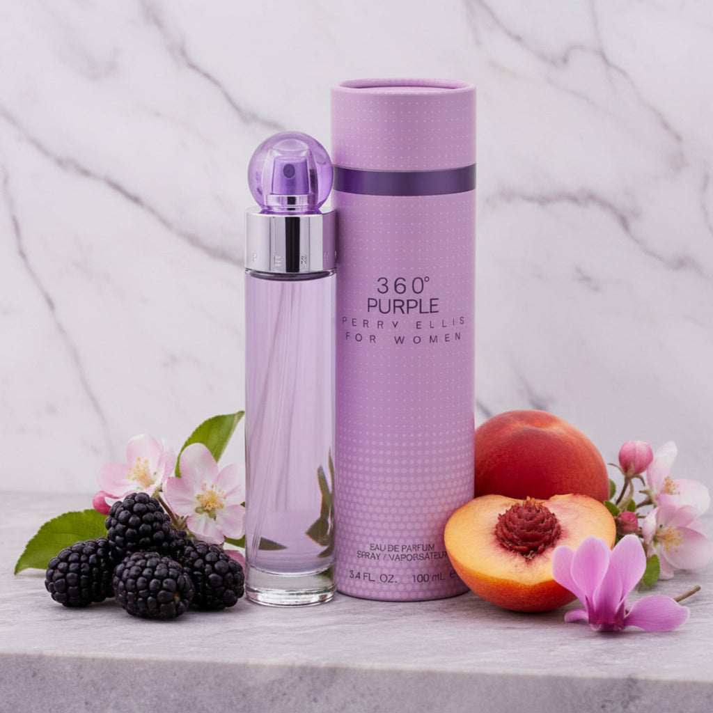 360 PURPLE Perry Ellis Women 3.4 oz 3.3 edp perfume spray NEW IN BOX
