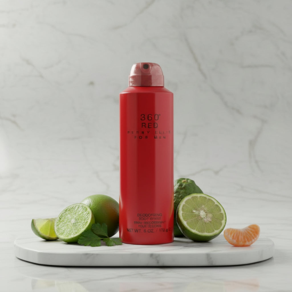 360 RED Men by Perry Ellis 6.0 oz Deodorizing Body Spray